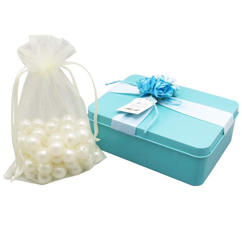 HRX Package Organza Bags 4x6 inch 100pcs, Mesh Jewelry Pouches Candy Drawstring Gift Bags Small Sachet for Christmas Wedding Giveaways (pastel yellow) - Image 4